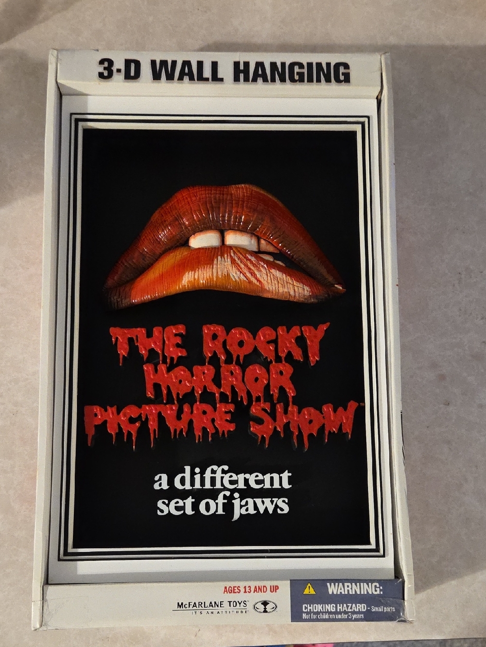 Rocky Horror Picture Show 3-D Wall Hanging - Red/Orange Lips
